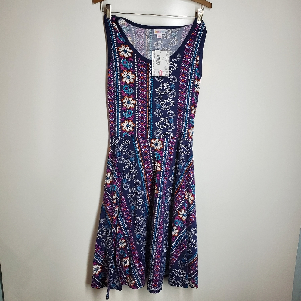 NWT Nicki Lula Roe Sleeveless Dress.  Size S.